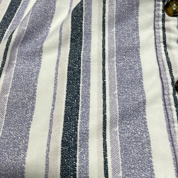 No Comment Plus Striped Off The Shoulder Knit Shirt Dress 3X - Picture 15 of 15